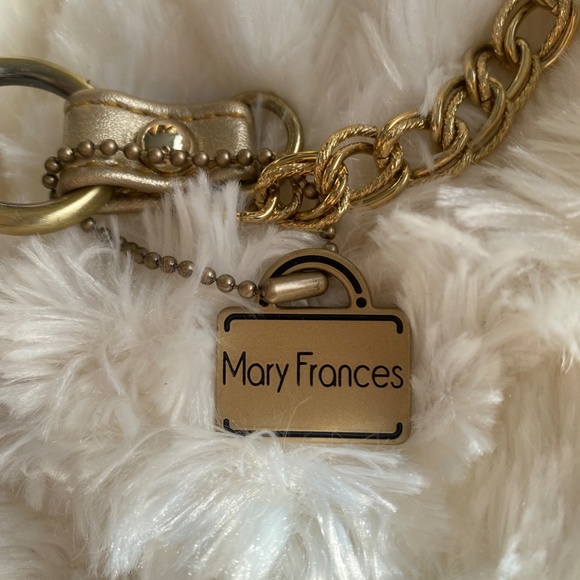 Mary Frances Crossbody Champagne Handbag - Picture 6 of 7